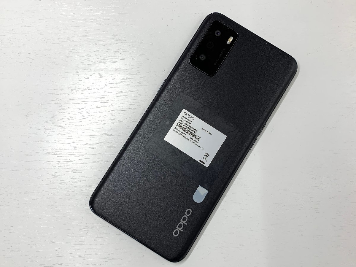中古☆OPPO A55s 5G 64GB SIMフリー ブラック☆SoftBank(ソフトバンク
