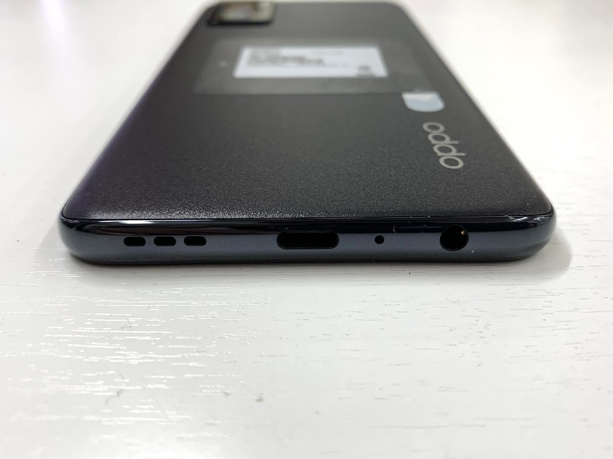 中古☆OPPO A55s 5G 64GB SIMフリー ブラック☆SoftBank(ソフトバンク