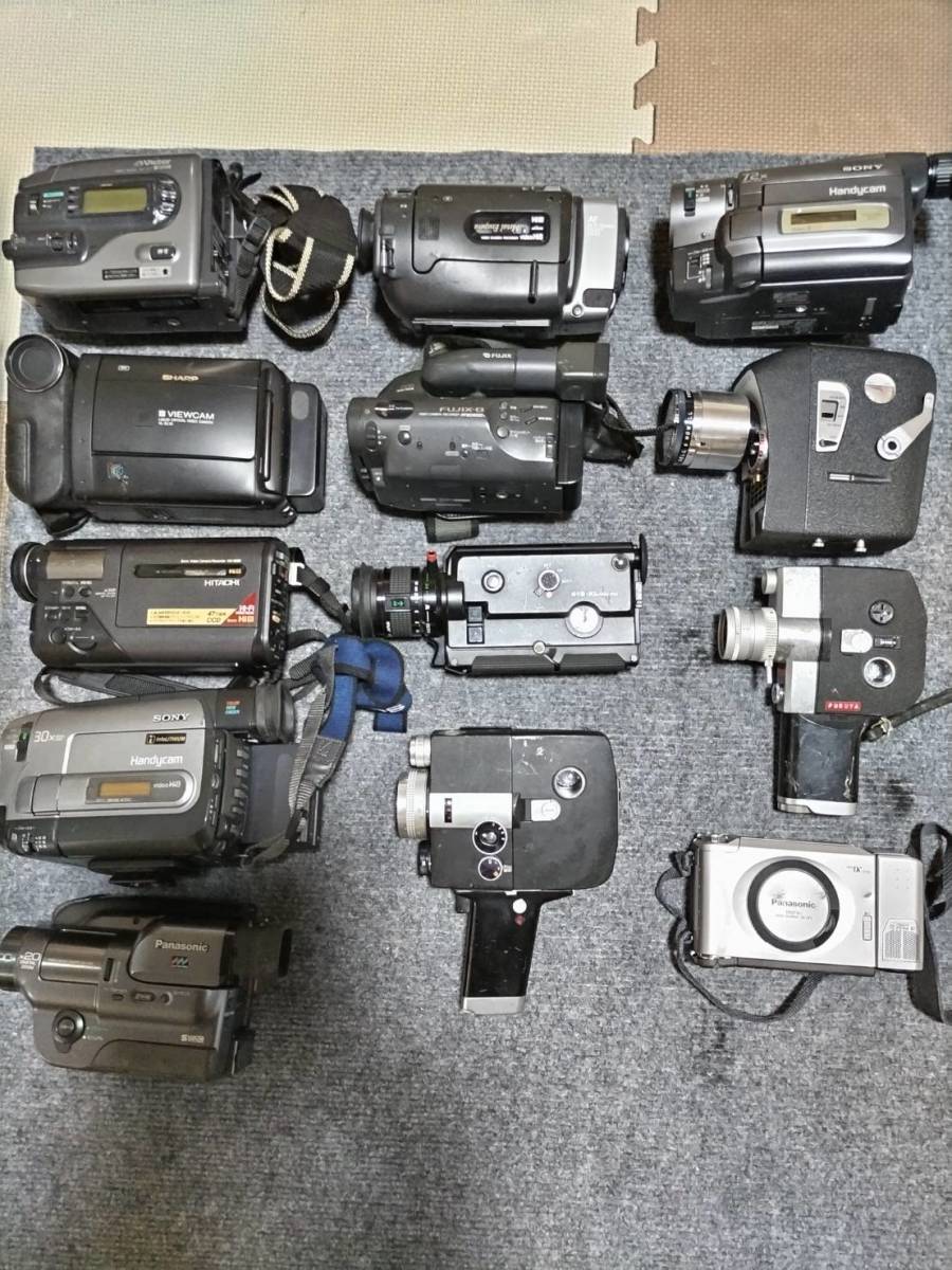 カメラ ビデオカメラ ジャンク品20台まとめ売り ジャンク まとめて 大量 色々 フィルムカメラ ビデオカメラ #0409-1