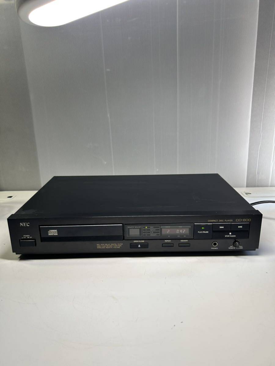 NEC CD-600 希少 CD-607 B級オーディオ・ファン ニホンデンキ(NEC)|CD
