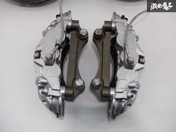 Audi アウディ TTSクーペ 8J brembo ブレンボ キャリパー 6POT Rdd ローター 社外メッシュホース 純正 ハブ ナックル フロント 左右 棚F1 TT Audi brembo ヴォッセ HF-2 V-1車