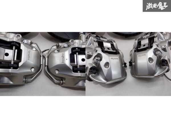 Audi アウディ TTSクーペ 8J brembo ブレンボ キャリパー 6POT Rdd ローター 社外メッシュホース 純正 ハブ ナックル フロント 左右 棚F1 TT Audi brembo ヴォッセ HF-2 V-1車