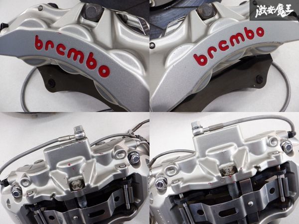 Audi アウディ TTSクーペ 8J brembo ブレンボ キャリパー 6POT Rdd ローター 社外メッシュホース 純正 ハブ ナックル フロント 左右 棚F1 TT Audi brembo ヴォッセ HF-2 V-1車
