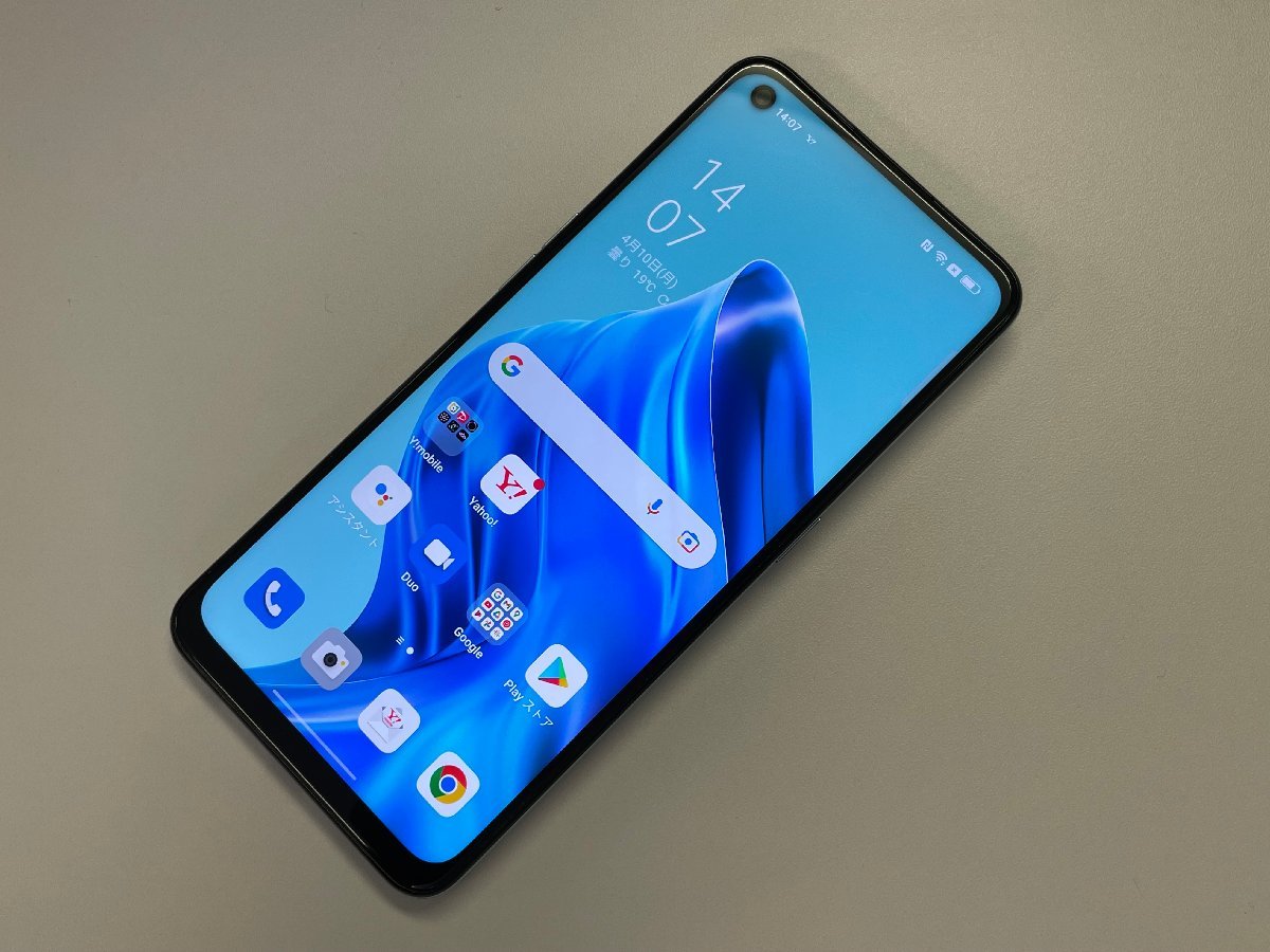 Y1!mobile OPPO Reno5 A（eSIM対応版） A103OP シルバーブラック SIMロック解除済