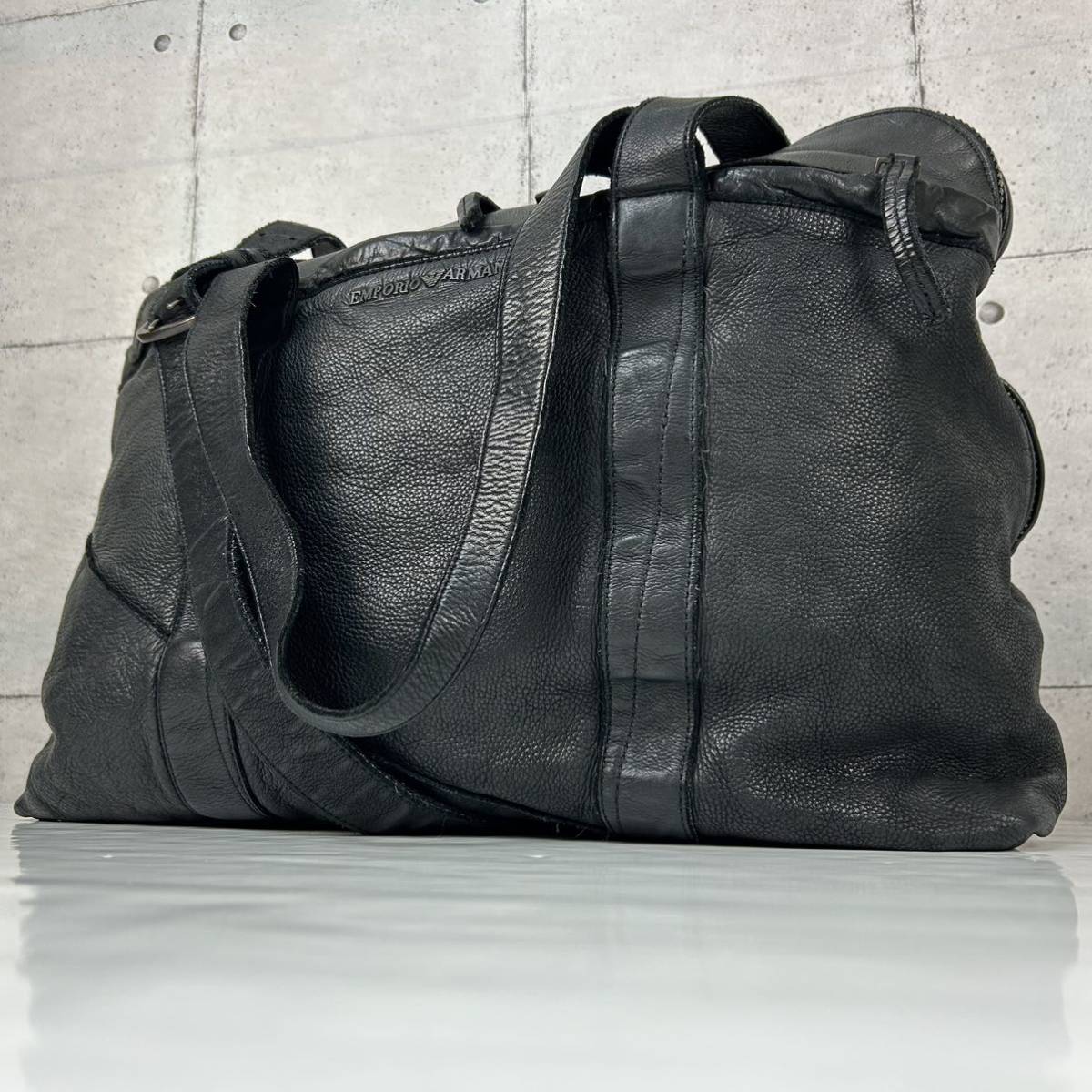 1円 【美品】 EMPORIO ARMANI エンポリオアルマーニ メンズ ショルダー 