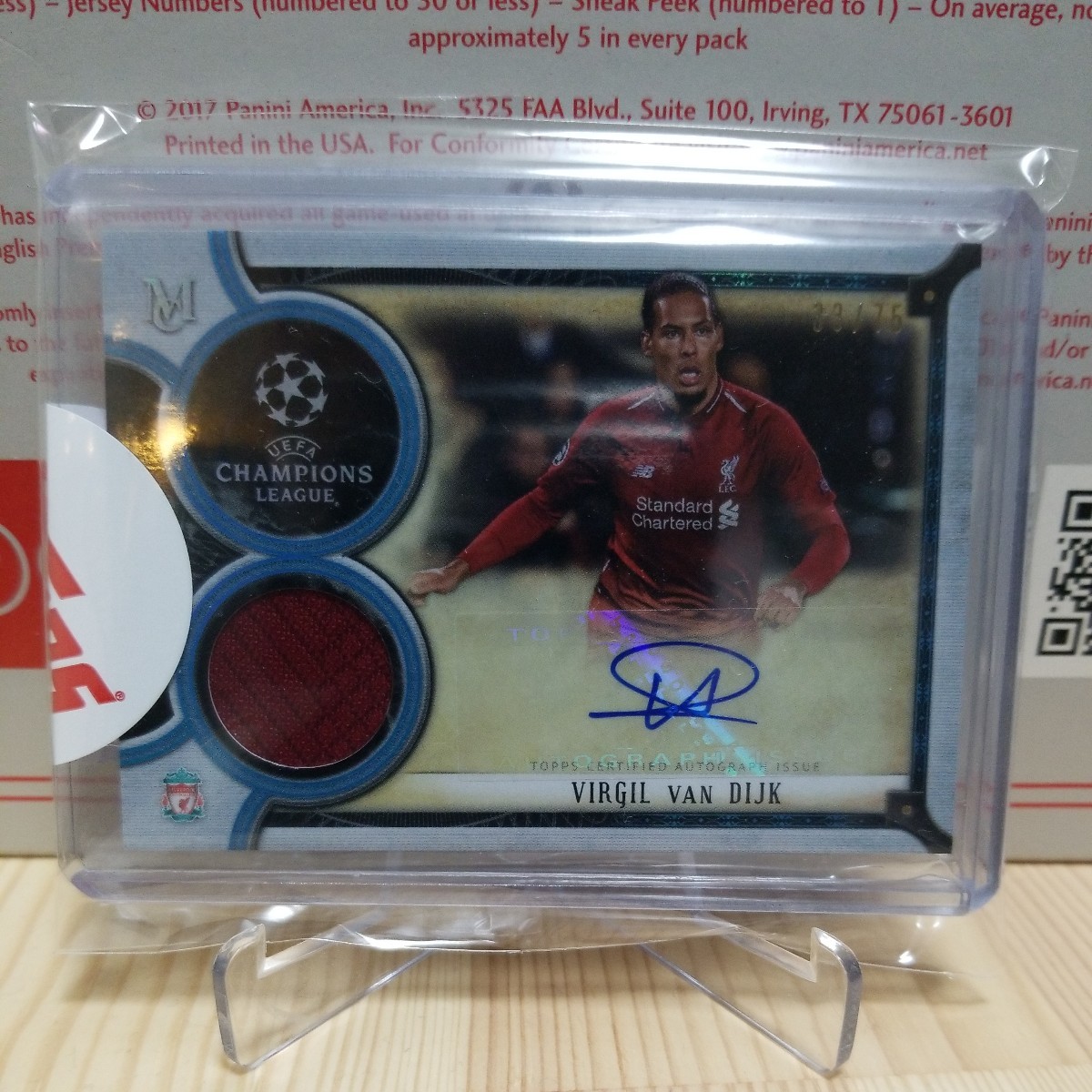 レデンプション戻り topps museum collection soccer VAN DIJK 