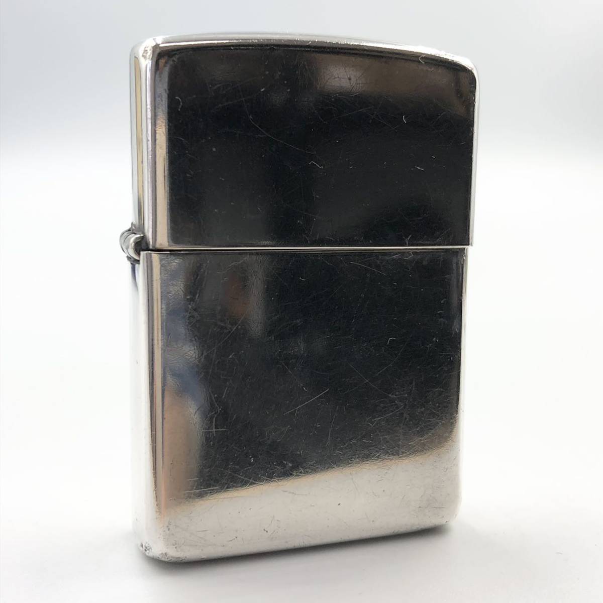 Sterling Silver Zippo Lighter High Vintage Design Slashes