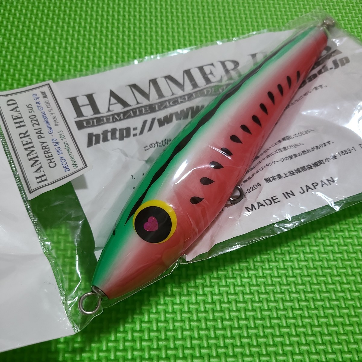 チェリーパイ 220SUS スイカ ハンマーヘッド H280 HAMMER HEAD