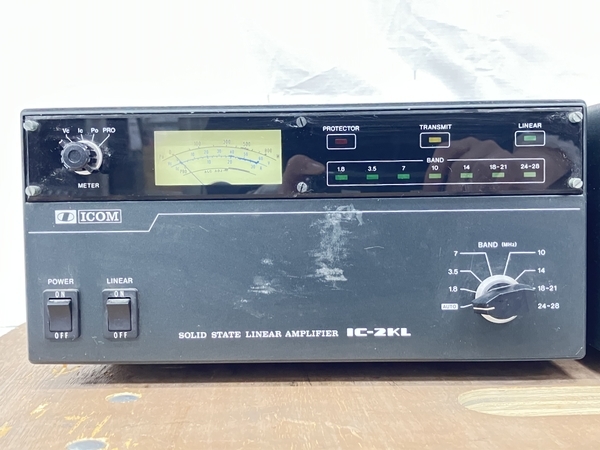 ICOM IC-2KL HF帯500Wリニアアンプ ＋ 電源IC-2KLPS アマチュア無線