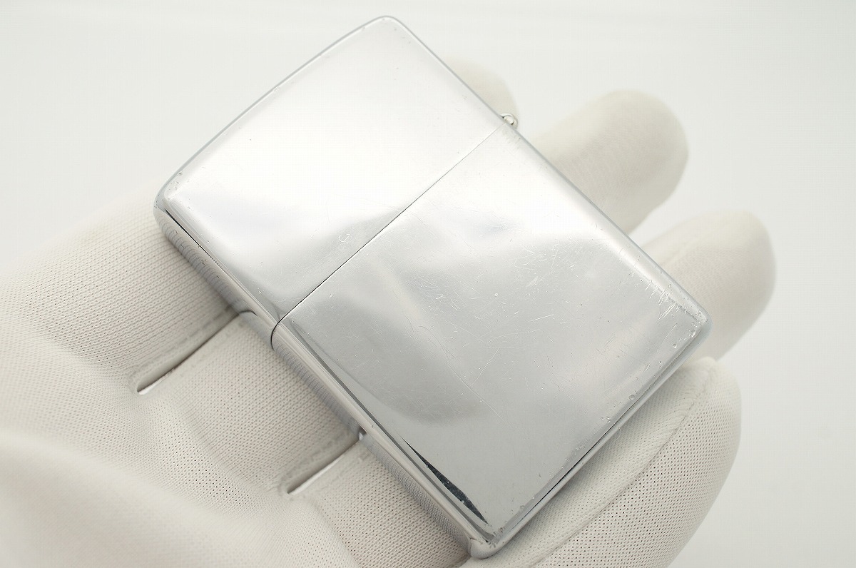 D668★ZIPPO ジッポ 無地 1977年 SILVER シルバー VINTAGE ビンテージ - ZIPPO zippo