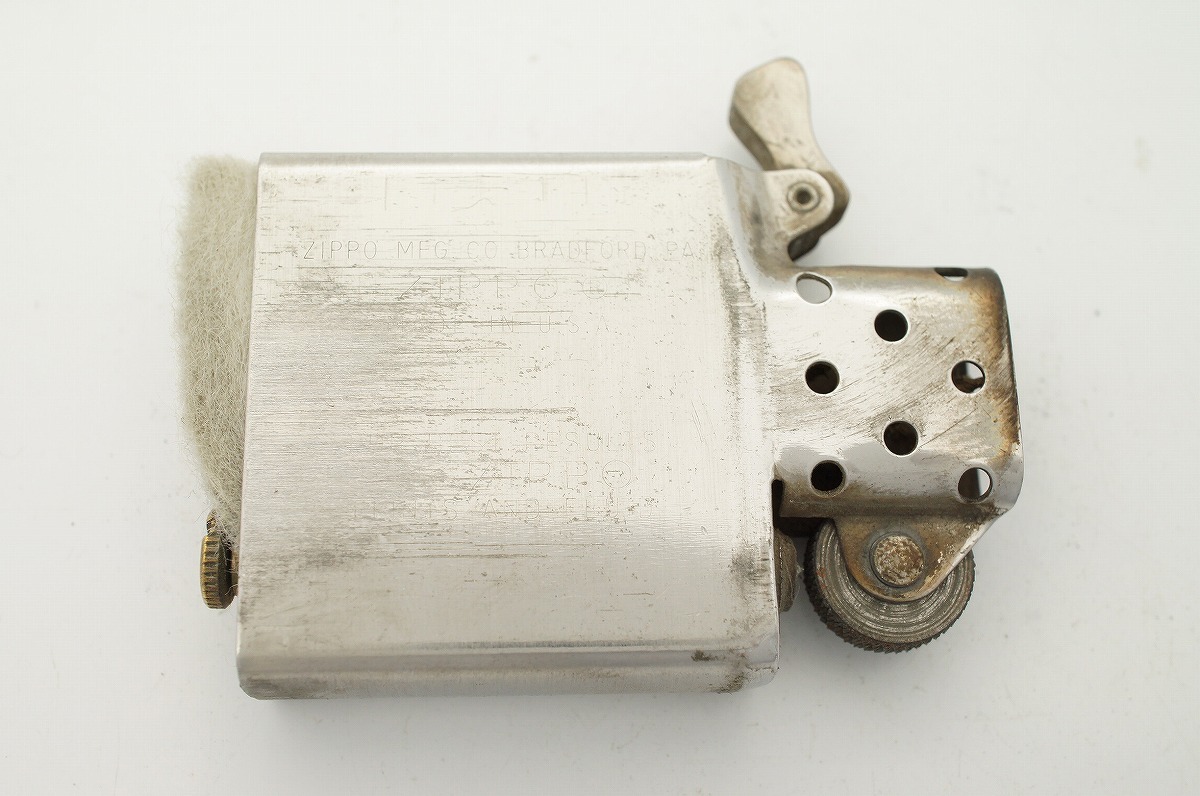 D668★ZIPPO ジッポ 無地 1977年 SILVER シルバー VINTAGE ビンテージ - ZIPPO zippo