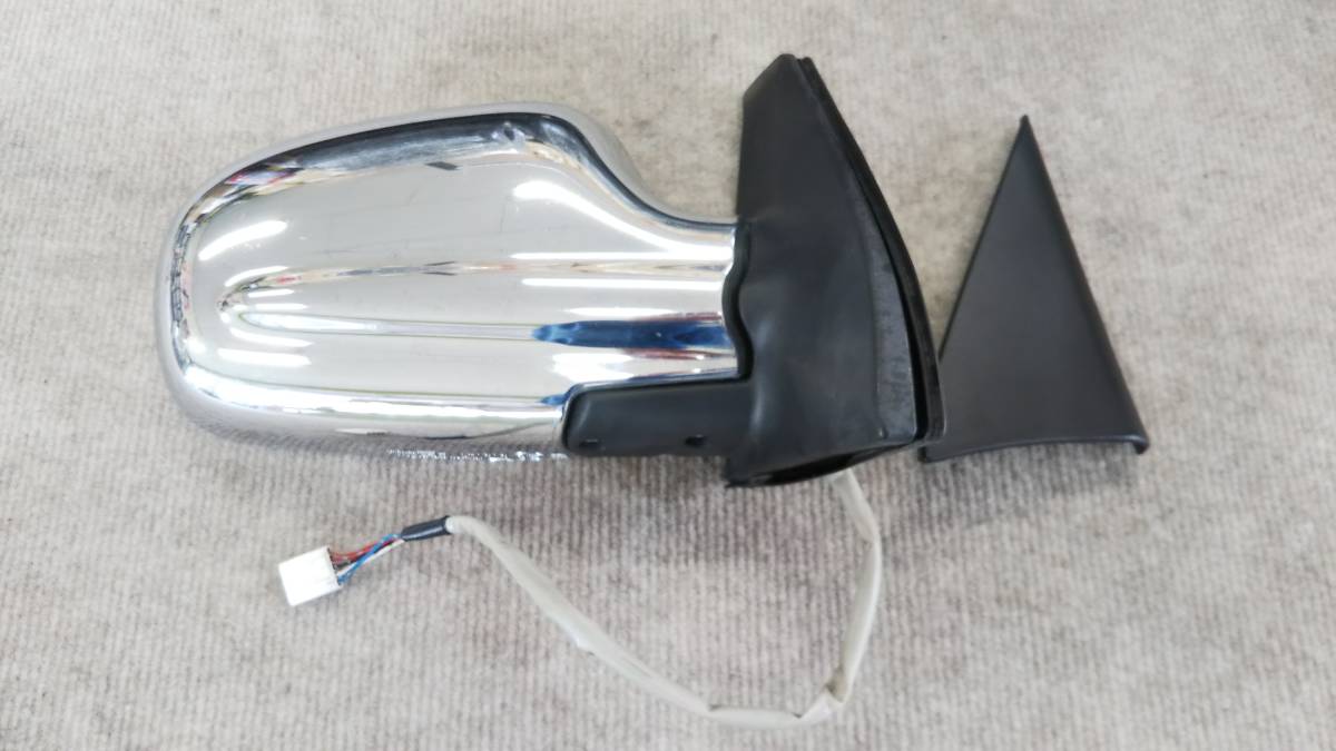 ダイハツ　ミラL700S 電格メッキドアミラー右