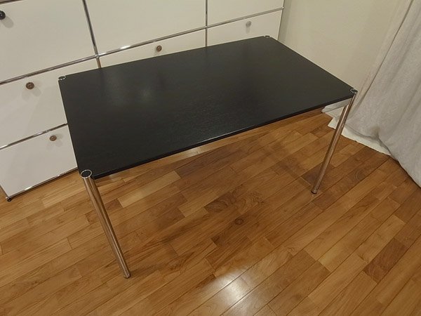 美品○中古品○USMハラー○haller○ハラーテーブル○オークブラック