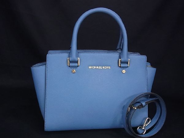 1円 □美品□ MICHAEL KORS マイケルコース レザー 2WAY ショルダー 