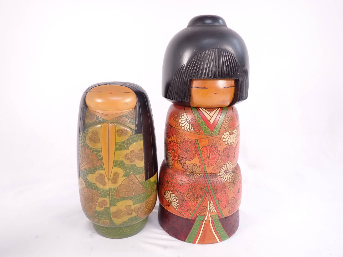 こけし 3体 まとめ 内閣総理大臣賞受賞作家 想いしずかに 文部大臣賞