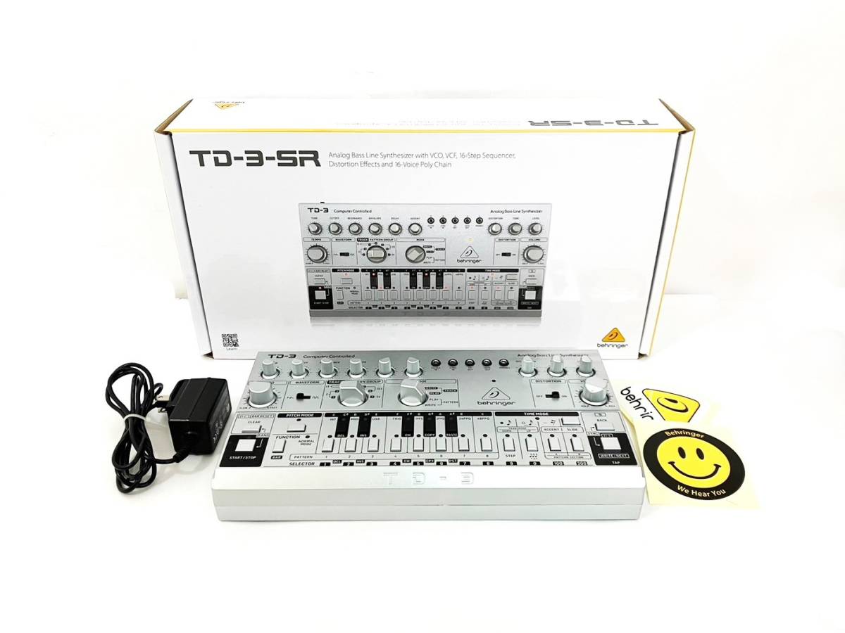 3)Behringer/ベリンガー TD-3 SR アナログ ベースライン