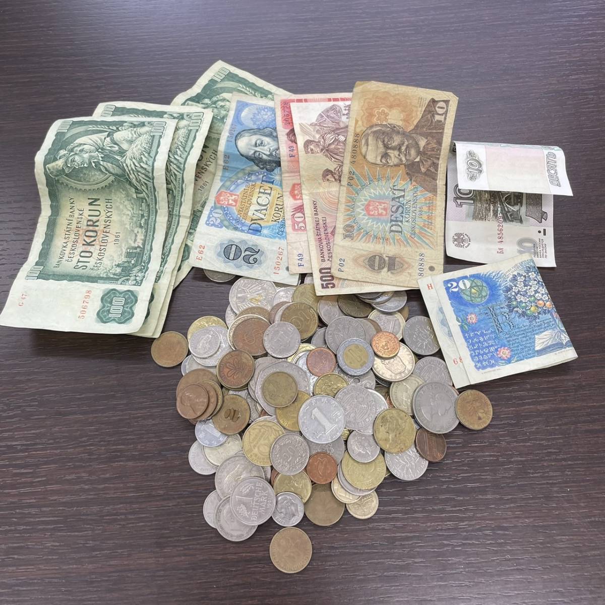 7381‐A【コレクター必見！】外国銭・外国紙幣まとめ アメリカ カナダ