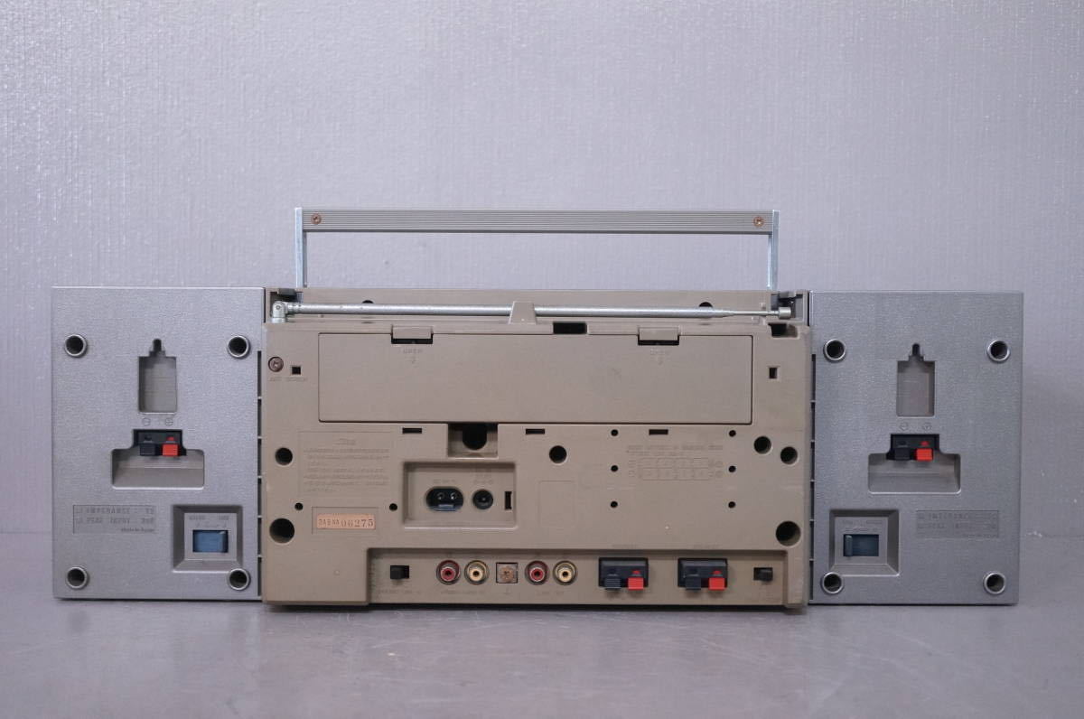 名機! National RX-C45 ラジオカセット 赤 レッド 昭和レトロ National