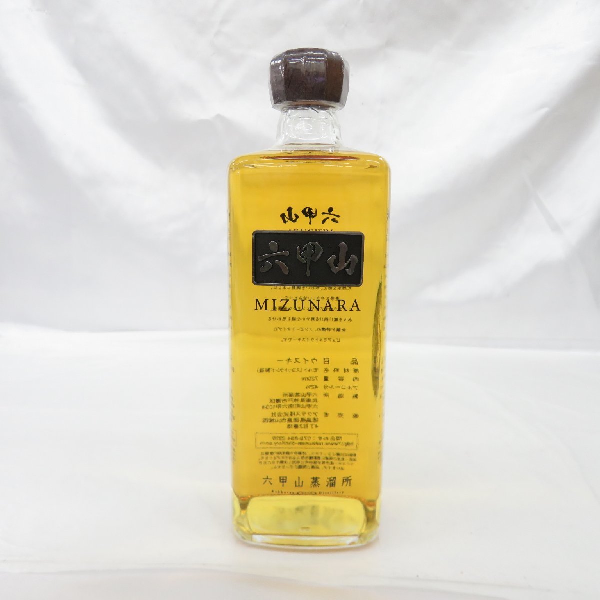 【未開栓】六甲山 MIZUNARA ピュアモルト ウイスキー 720ml 42% 11250714 0416