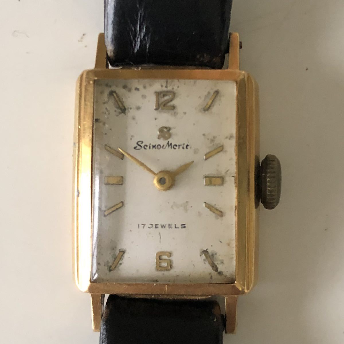 SEIKO セイコー 手巻き メリット レディース ⁄ merit Merit ゴールド 