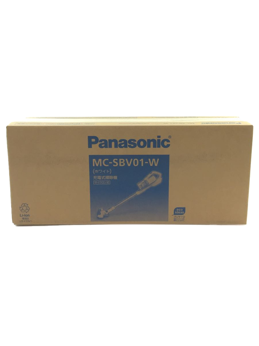 Panasonic◇掃除機 MC-SBV01-W/ホワイト/サイクロン式/充電式/2021年製