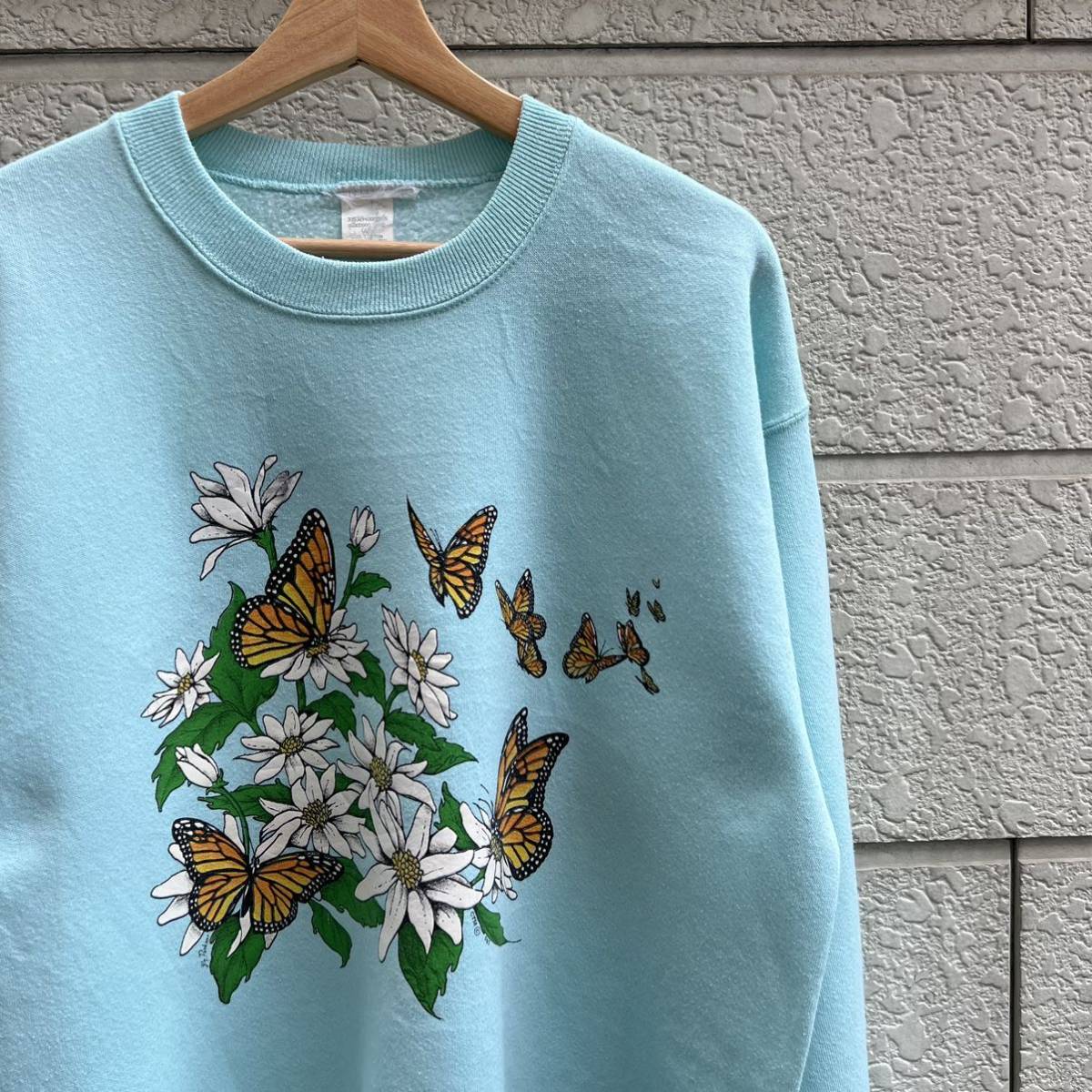 古着 90年代 USA製 90s プリントスウェットシャツ 長袖スウェット 