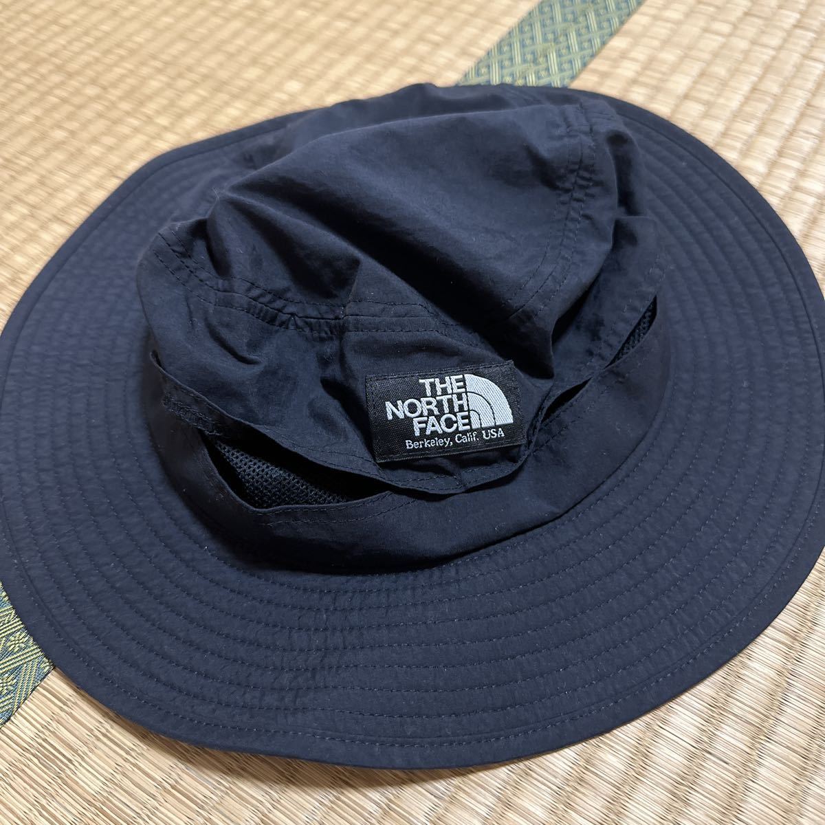 THE NORTH FACE 黒い山ハット NN41918 ホライズンハット XL used NORTH 