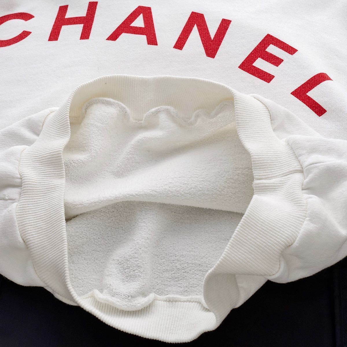 激レア CHANEL 1987 ロゴ コスメ柄パーカー ホワイト 正規品  
