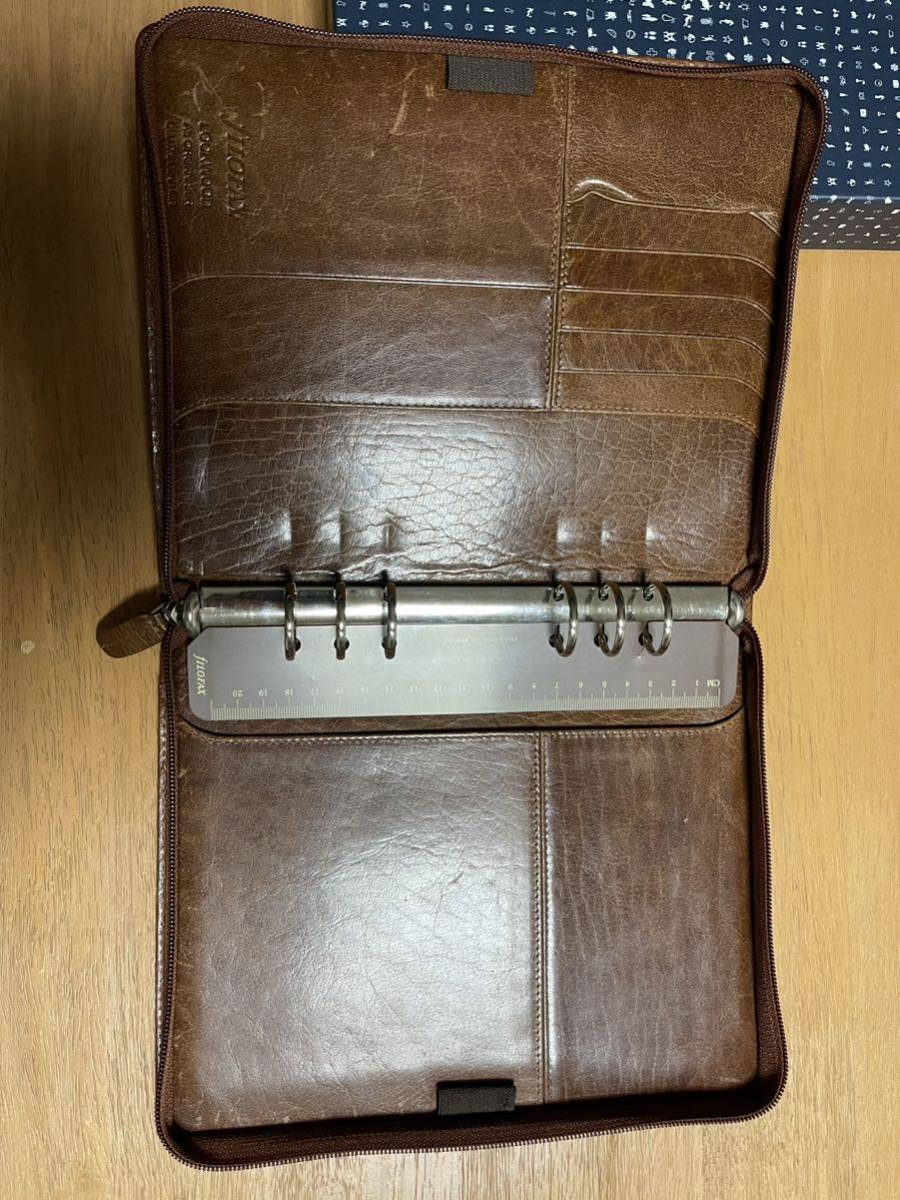 ファイロファックス 優柔不断 システム手帳 ロックウッド ジップ A5 
