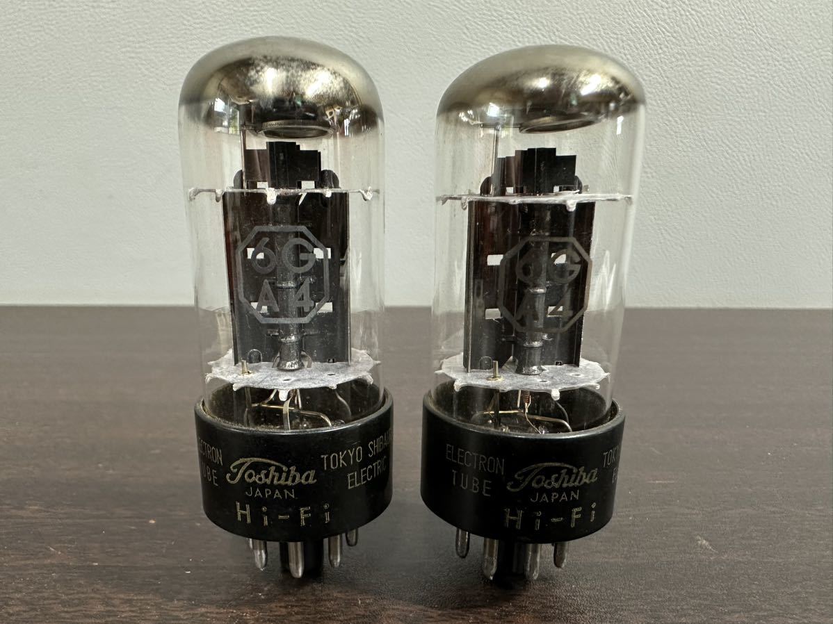 真空管 東芝 6GA4 2本セット ☆ 東芝 6GA4 真空管 2点セット