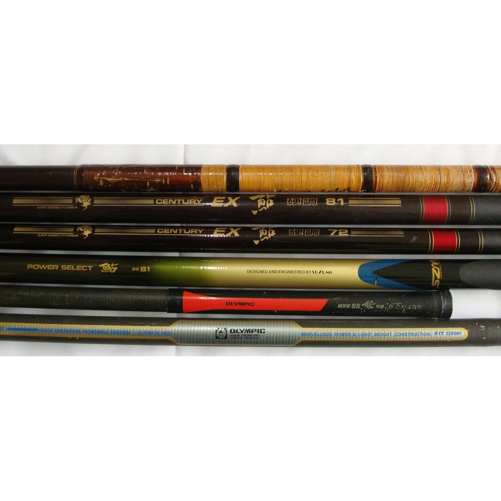 【ジャンク】アユ竿 鮎竿 6本まとめ オリムピック SZM 他【180サイズ】【橿原店】【H】