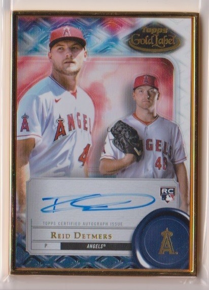 2022 Topps Gold Label Reid Detmers RC Autograph card. 【公式通販】
