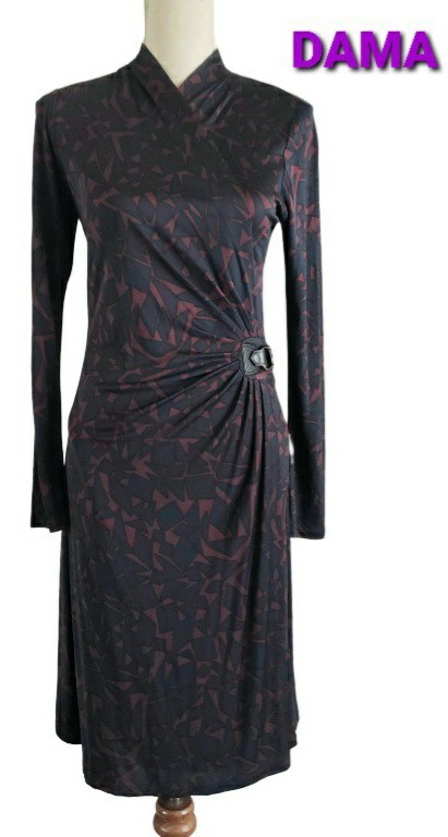 新品タグ付き　DAMA 渋くて綺麗　シルクジャージワンピース