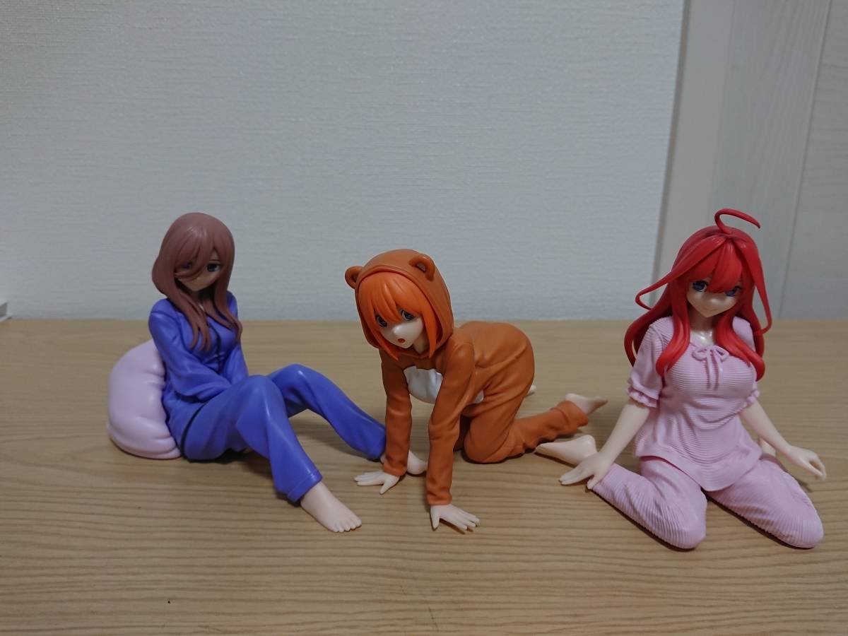 五等分の花嫁∬ 一花 二乃 三玖 四葉 五月 フィギュア パジャマ 中野五 
