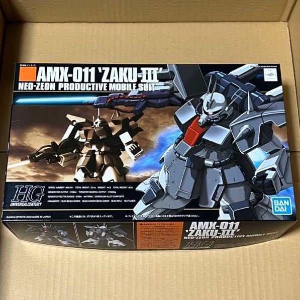 新品☆ガンプラ HGUC 1/144 ザクⅢ ザク3 Rジャジャ 機動戦士ZZ 