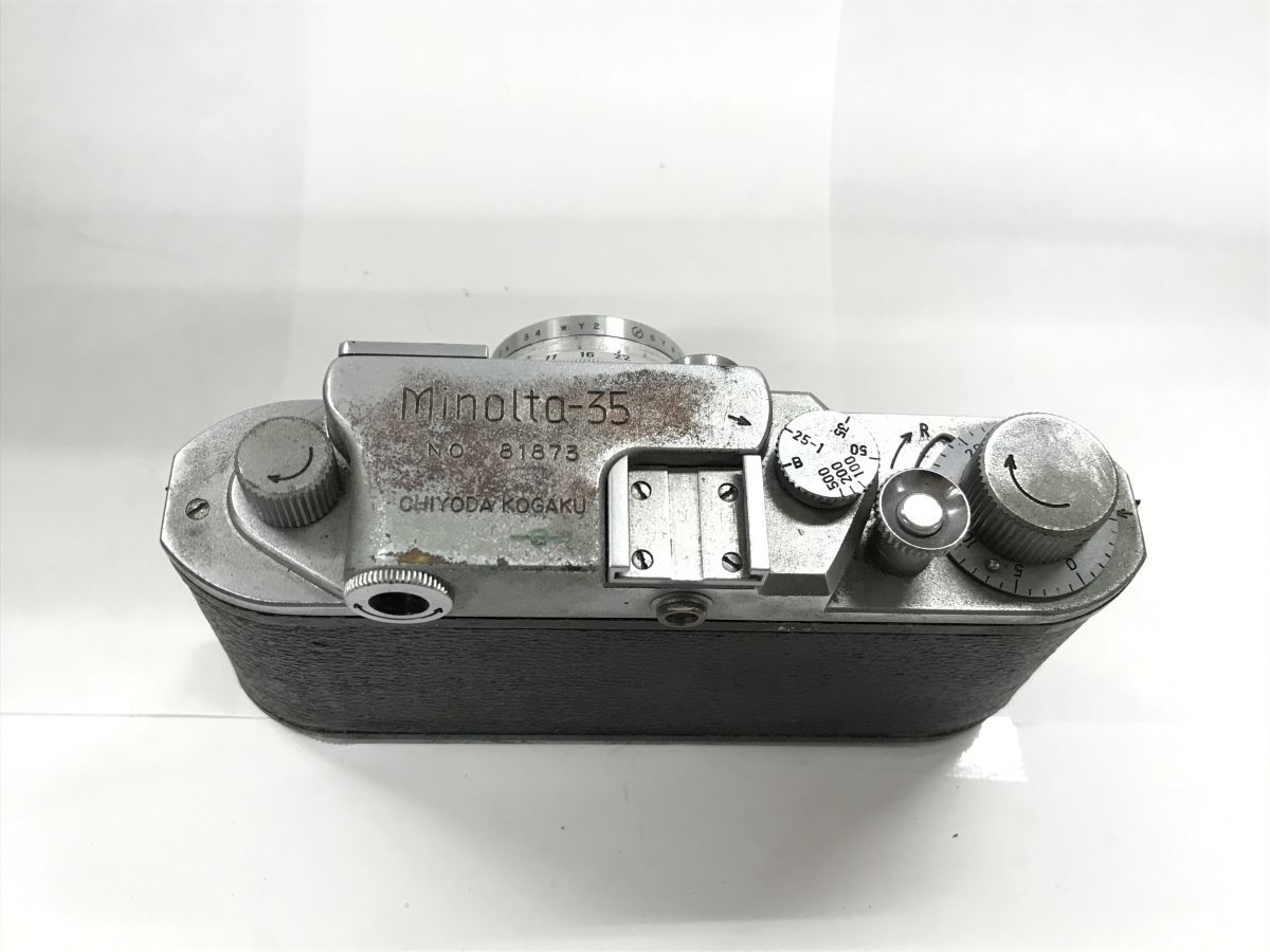 ジャンク品【CHIYODA KOGAKU】フィルムカメラ Minolta-35 モデル? 精密