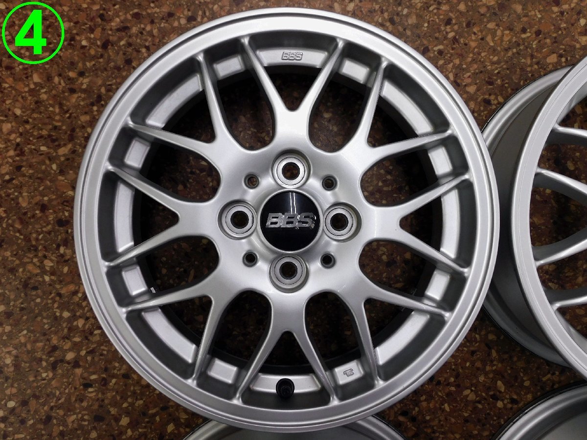 □ ダイハツ コペン 純正 BBS RX280 15インチ 4.5J+45 4H 100 4本 中古 