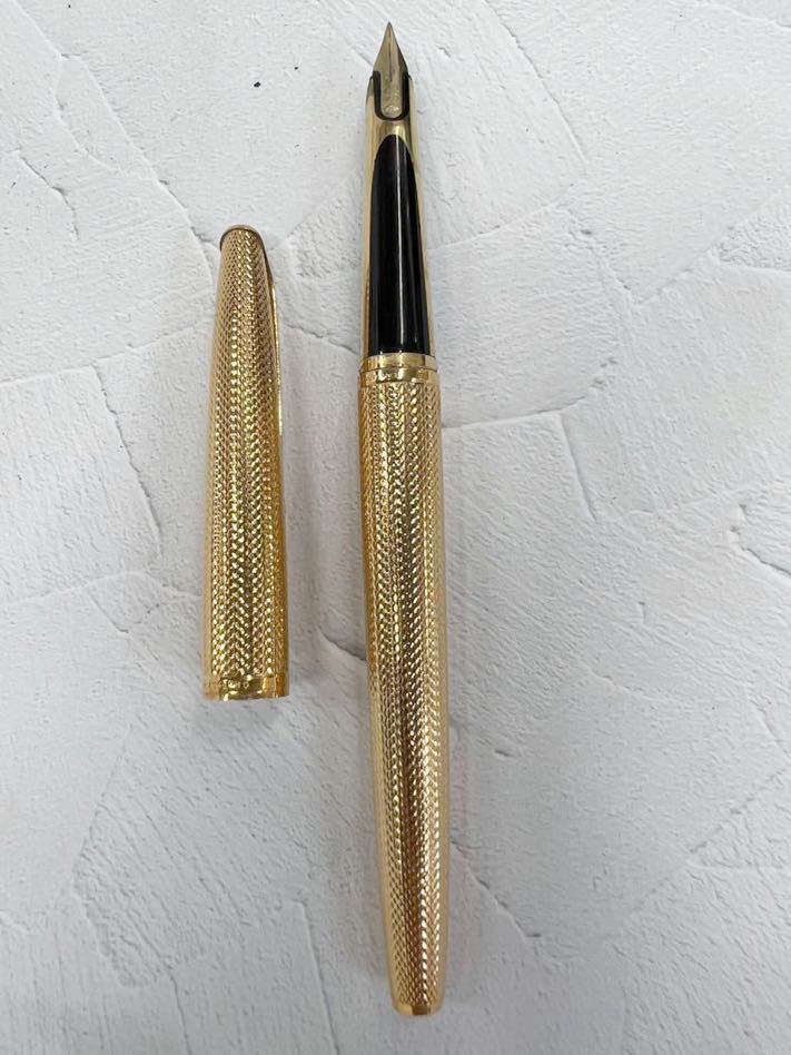 ○ 【ケース付き】WATERMAN ウォーターマン C/F PLAQUE OR G 18K 750