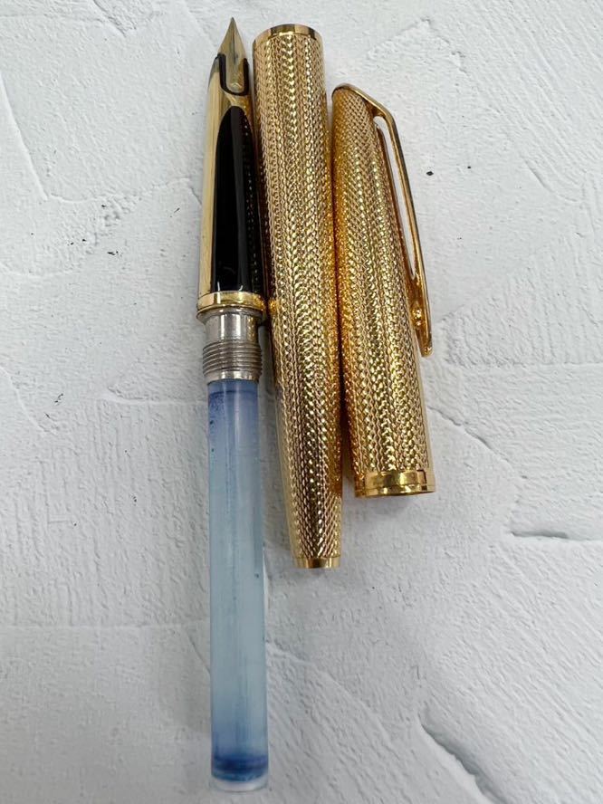 ○ 【ケース付き】WATERMAN ウォーターマン C/F PLAQUE OR G 18K 750
