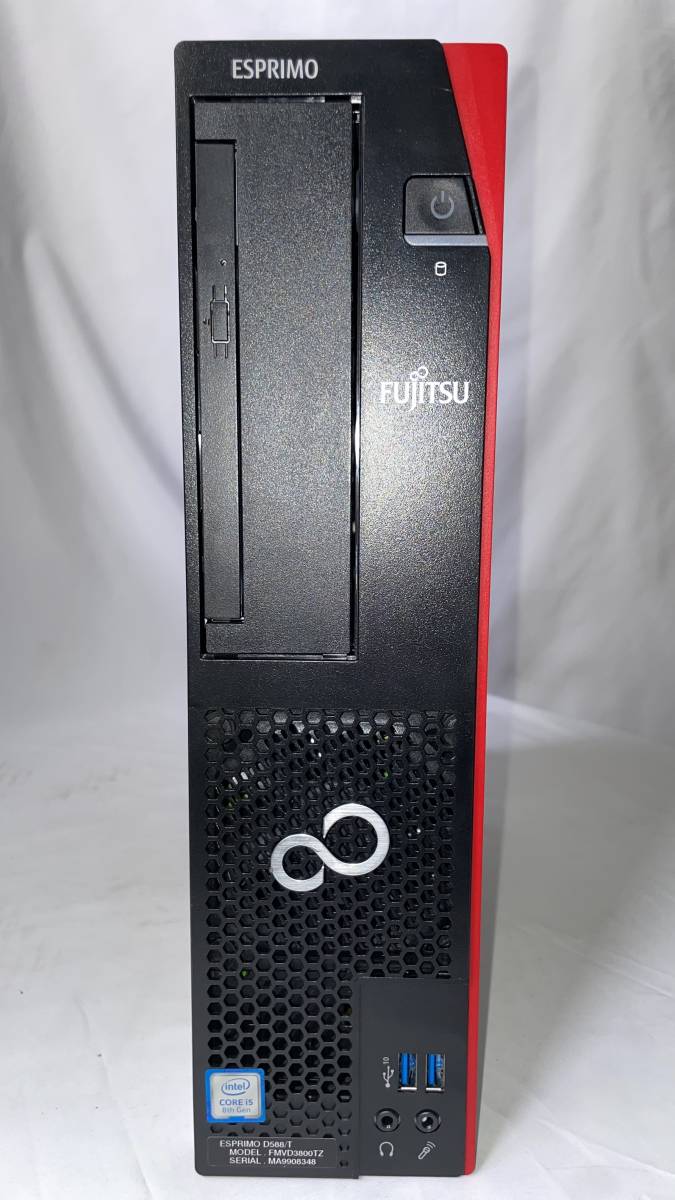 ジャンク】富士通 ESPRIMO D588/T FMVD3800TZ（Intel Core i5-8500/8GB 
