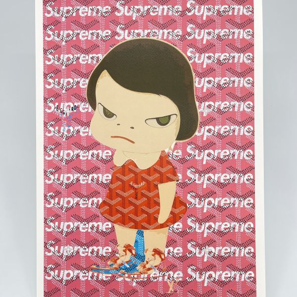 DEATH NYC 世界限定100枚 アートポスター 奈良美智 NARA YOSHITOMO ロッタちゃん Supreme シュプリーム Goyard ゴヤール エアジョーダン