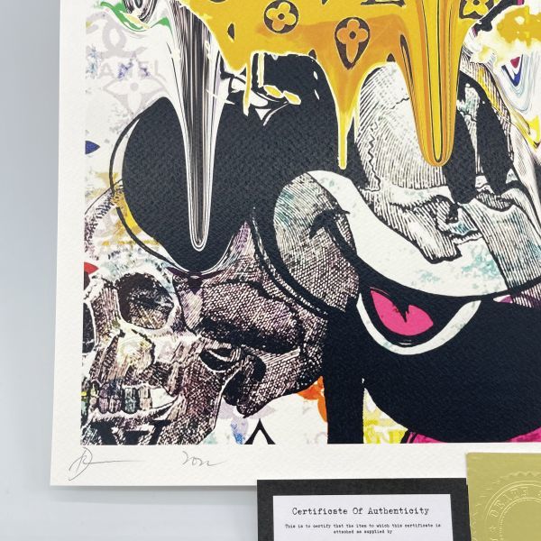 DEATH NYC 世界限定100枚 アートポスター Mickey Mouse ミッキーマウス