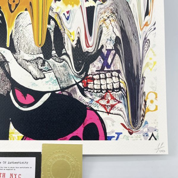 DEATH NYC 世界限定100枚 アートポスター Mickey Mouse ミッキーマウス