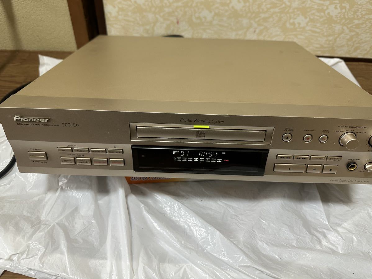 Pioneer パイオニア PDR-D7 CDレコーダー 中古動作確認済 【公式通販】