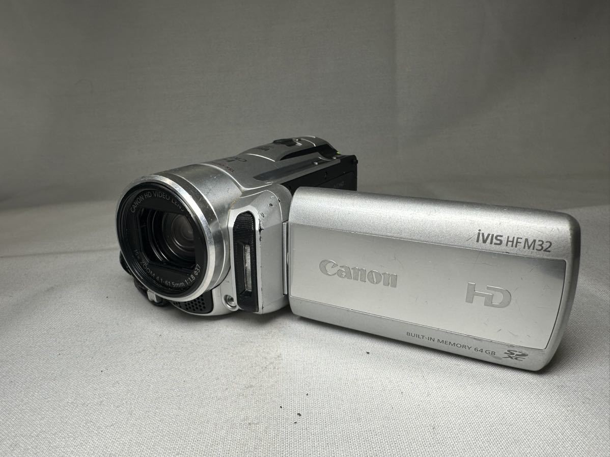 動作確認済】キャノン Canon ivis HFM32 15x 4.1-61.5mm F1.8 充電器