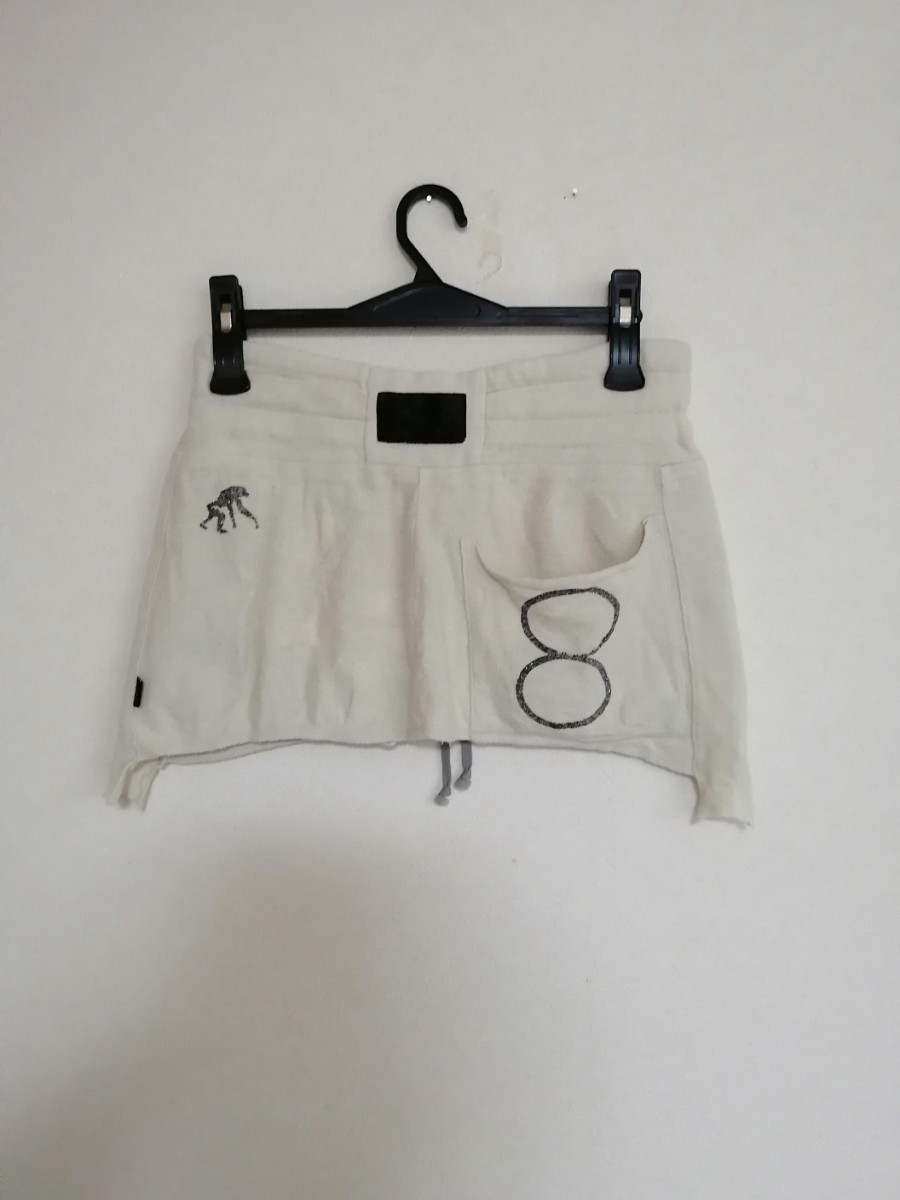 LGB タグ付き TIME TRIP SPACE BIKER micro mini size 0 IVORY if six 