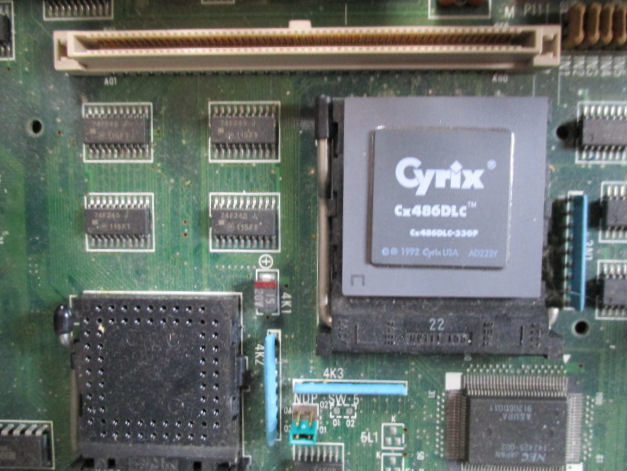 ○Cyrix Cx486DLC-33GP○Intel 486相当CPU（386DXのソケットへ装着