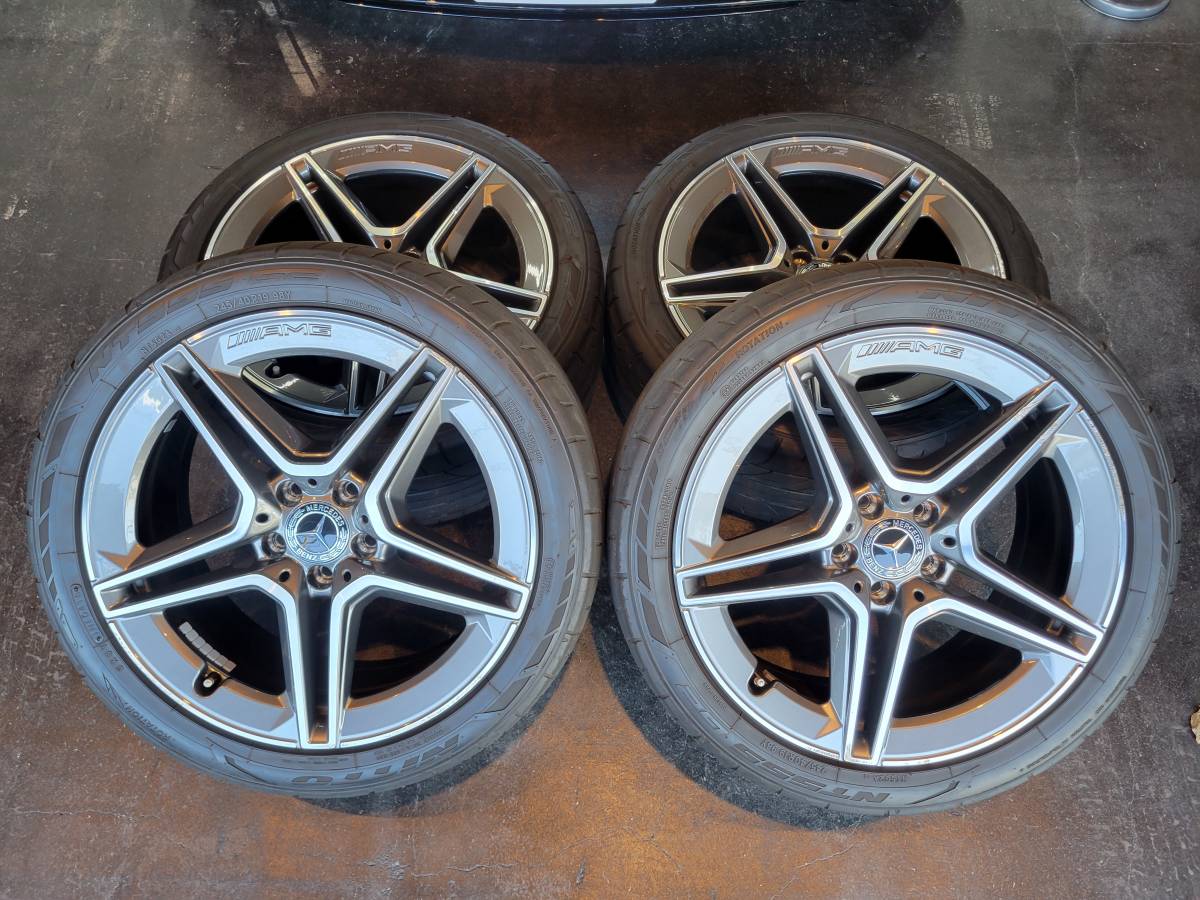ベンツ CLS 純正 AMG タイヤ ホイール 4本 C257 W257 245/40R19 8J 275 