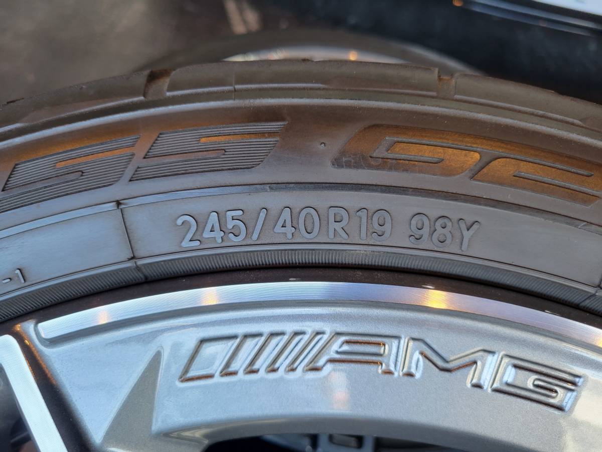 ベンツ CLS 純正 AMG タイヤ ホイール 4本 C257 W257 245/40R19 8J 275