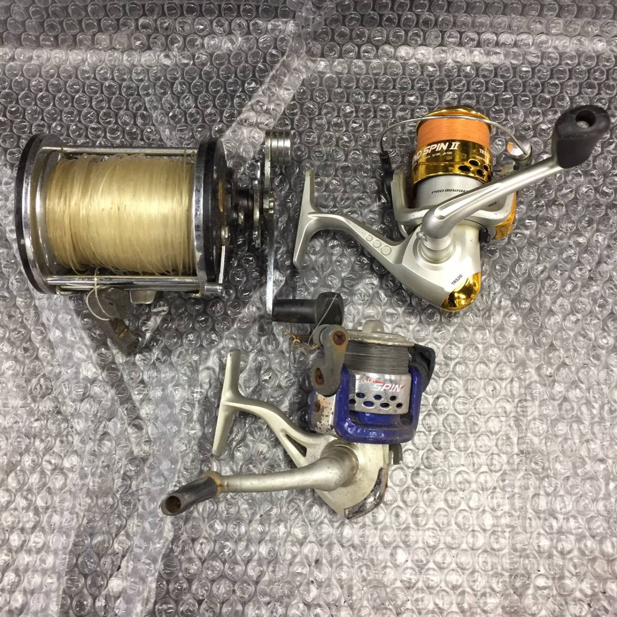 G051(6520)-448 リール 大量まとめ 約6.52㎏ 状態様々 DAIWA SHIMANO